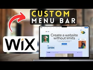 How to Make a Custom Menu Bar on Wix | Wix Tutorial (2025)