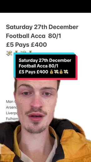 Football Acca Betting Tips for December 27th