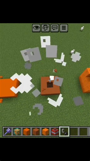 ORANGE BLOCKS VS TNT IN MINECRAFT #minecraft #gaming