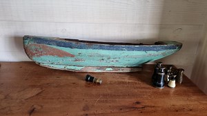 Very Old Boat Hull, Antique Wooden Model, Sailboat or Ship With Patina of Time, French Flea Market - Etsy UK