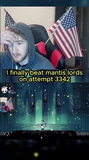 I finally beat Mantis Lords - Hollow Knight Boss Fight