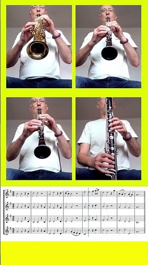 Lascia Ch'io Pianga - for soprano saxophone clarinets and bass clarinet