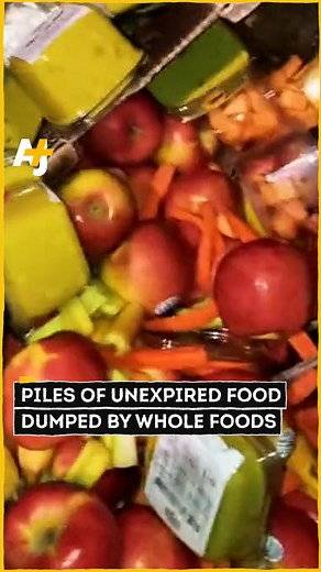 136K views · 390 reactions | This dumpster diver found large amounts of unexpired food thrown away at a Whole Foods. She said that there was enough meat to feed a community. About 40% of food waste in the U.S. comes from grocery stores, food service companies and restaurants. | AJ+ | Facebook