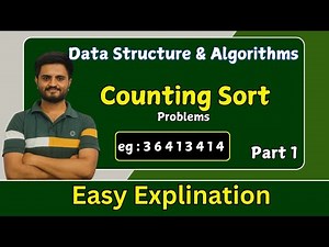 Counting sort | Data structures & Algorithms| All universities
