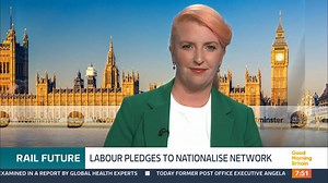 6.2K views · 42 reactions | 'How do you plan for this to be funded?' Labour pledges to nationalise the rail network within five years of taking power. Shadow Transport Secretary Louise Haigh is asked to explain how the new public body - Great British Railways - would be funded. | Good Morning Britain | Facebook