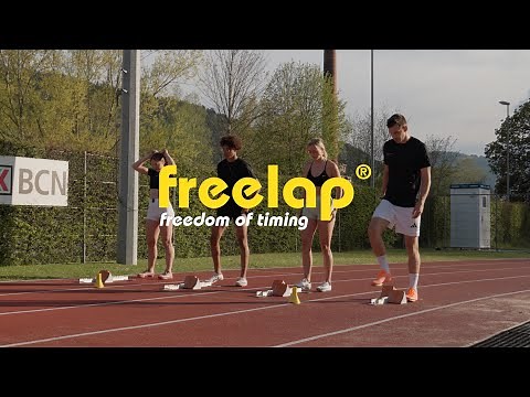 Time, Reaction time & Strides analysis - Freelap timing system for track and field.