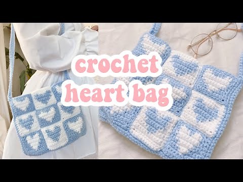 Crochet Heart Bag ❤