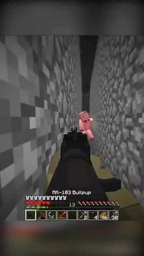 He fell for the Blue Glass TRAP in Minecraft War... #minecraft #shorts