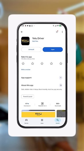 Cab Yetu (K) Limited on Instagram: "Zero pressure, earn at the comfort of your time 👏🏾 Download the Yetu driver’s App, sign up by uploading your documents and start earning today 🙂‍↕️#hiiniyetu #cabyetu #cab #drive"