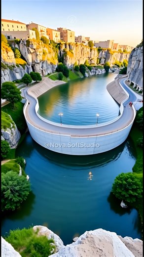 NOVA Soft Studio on Instagram: "Dry Canyon to Massive Lake: 1 Year of Work in 20 Seconds 🤯🚧 You won't believe the scale of this engineering marvel! 🏗️ Watch as we transform a dry limestone gorge into a massive hydroelectric reservoir. From the first bucket of concrete to the final water rise, this is construction satisfaction at its finest. Wait for the water at the end!"