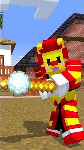 友達と野球対決をした結果…【マイクラ・Minecraft】【サンクラ】 #shorts #マイクラ ★サンサンキッズGAMES★