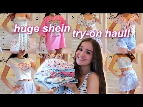 huge shein summer try-on haul! *affordable & cute clothes*
