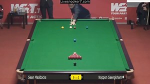 NOPPON SAENGKHAM VS SEAN MADDOCKS | FRAME 3 | BRITISH OPEN 2021 | 360snooker | Facebook