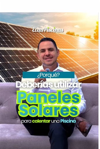 ⚡️Menos consumo, más sostenibilidad🌱 Así funciona el calentamiento solar☀️para piscinas. Los paneles solares aprovechan la energía del sol para elevar la temperatura del agua y reducir el uso de energía convencional. Una solución eficiente cuando se planifica correctamente y se adapta al tipo de piscina. ☀️Conoce si el calentamiento solar es la mejor opción para tu piscina así que escríbenos para brindarte asesoría junto a los expertos en piscinas @ecuapiscinas #panelessolares #piscinas #pool #