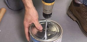 Tip for Mixing Paint with a Drill Attachment - Today's Homeowner