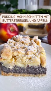 1.8M views · 2.4K reactions | Pudding-Mohn Schnitten mit...