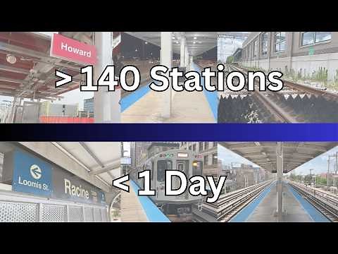 I Visited Every "L" Station in Chicago! (The Chicago "L" Challenge)