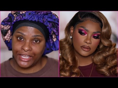 EASY HOT PINK MAKEUP TUTORIAL