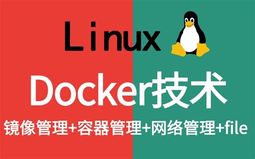 2025最新完整版教程【Docker教程】课程计算机Linux操作系统镜像管理+容器管理+网络管理+file需要的来！