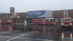 Smoke at the Village mall