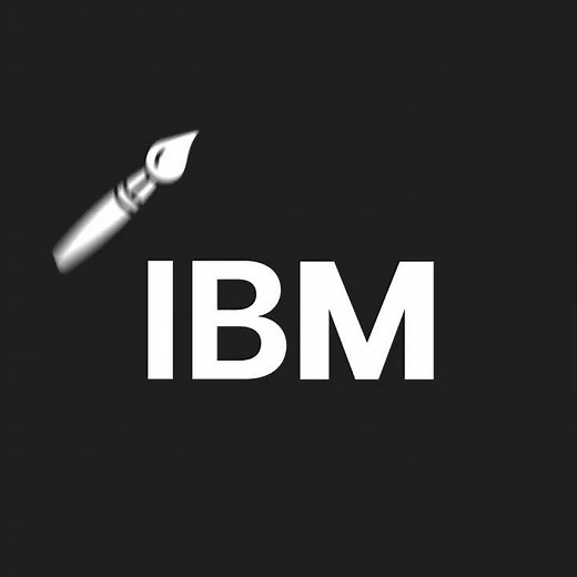 IBM official logo animation #logo #shortvideo #decoration