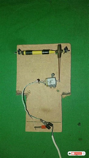 How to Make a DIY Thread Winding Machine 🧵 | Simple Motor Project ⚙️🔋