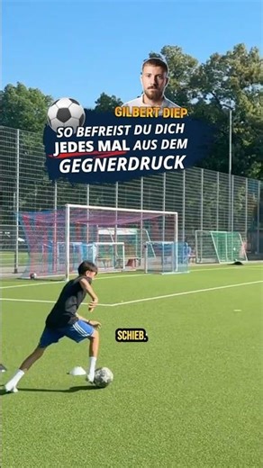 Tempo im Zentrum richtig einsetzen ⚽🔥 #fussballtraining #1gegen1