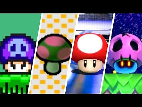 How Mario's Poison Mushrooms Evolved Over Time