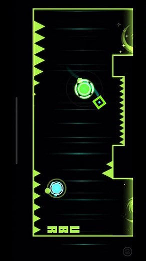 Trying my best on second level in geometry dash subzero