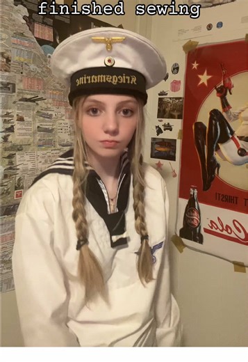 This is more so just to show off the uniform, completely non political btw!! I filmed this draft super quickly so it’s not great #skipperams #ww2 #kriegsmarine #ww2germany #militaria