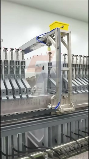 Air hammer vibration cake discharge device for filter press, saving labor.