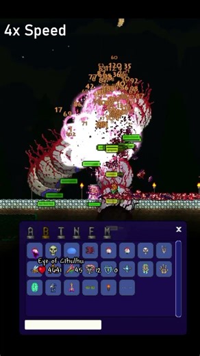 50x Terraria Princesses VS 60 Eyes of Cthulhu! #terraria