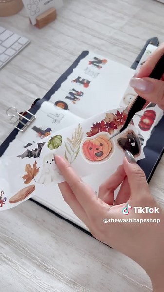 Cozy Halloween Crafts with Limited-Edition Washi Tape
