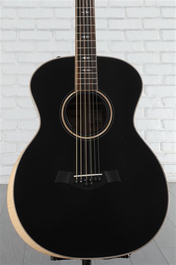 Taylor Custom Sweetwater Hand-selected Grand Auditorium 8-string Baritone Acoustic-electric Guitar - Black Top