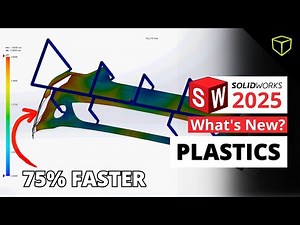 Faster Solving, More Materials, and More - What's New in SOLIDWORKS Plastics 2025