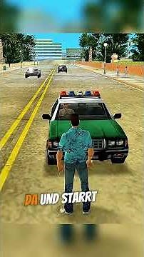 This is how cops in GTA react when you lift their car with a forklift!