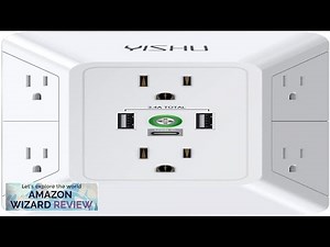 Multi Plug Outlet Surge Protector YISHU 3 Sided Power Strip Review