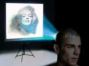 Thought projection by neurons in the human brain