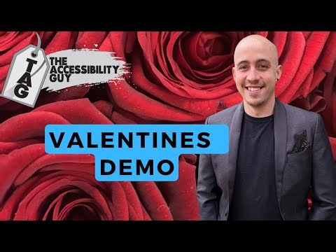 Valentine's day | Accessibility Demo for how to make a PDF Section 508 Compliant