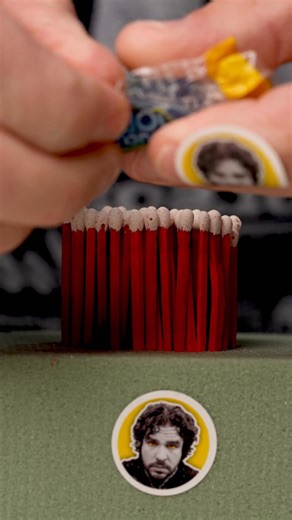 Cooking candy with a simple match setup