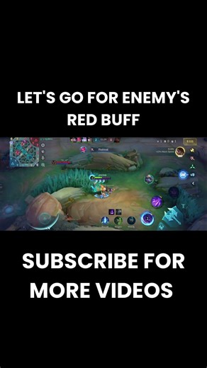 RED BUFF AND DOUBLE KILL 😱 #mlbb #mobilelegends #shorts #shortsfeed #youtubeshorts