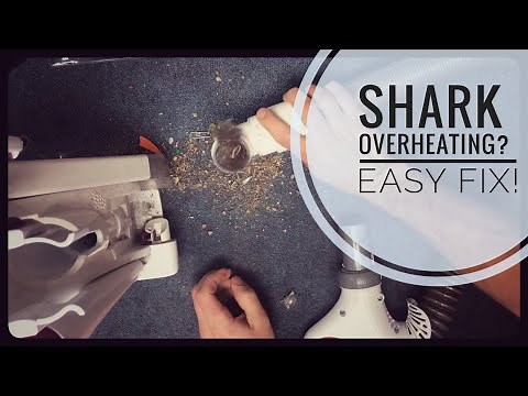 Shark shutting off? Vacuum Repairman shows how to unclog.
