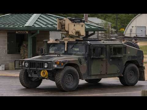 MK19 Grenade Launcher on Humvee | 40mm Automatic Weapon Live Fire