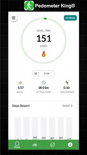 Pedometer King – Step Counter & Activity Tracker #pedometerking