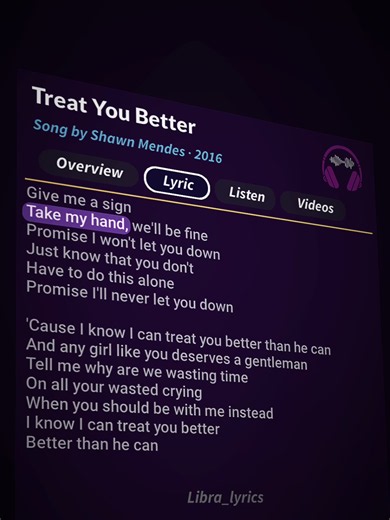 Treat you better 🎤🎧 #lyrics #treatyoubetter #karaoke #song #fyp | treat you better