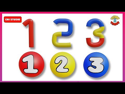 123 Numbers for Kids | Learn Counting from 1 To 10 | 1234 Number Names | 12345 Numbers Song