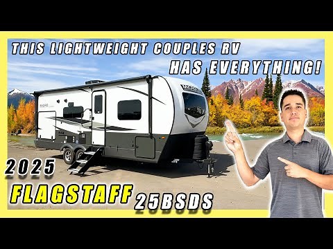 2025 FLAGSTAFF MICROLITE 25BSDS THE BEST COUPLES TRAVEL TRAILER THAT CHECKS ALL THE BOXES! PERFECT!