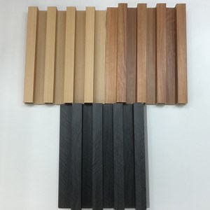 [Hot Item] Indoor WPC Grille Solid Wood Modern Backdrop