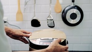 Rice Cooker Kitchen Hand Asian Man Stock Footage Video (100% Royalty-free) 1085879831 | Shutterstock