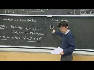 Lecture 2: Symmetries and Conservation Laws